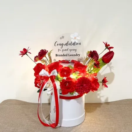 Bloom Box Akrilik Ucapan Grand Opening Sikka